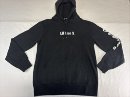 Men’s H&amp;M Lil Nas X ‘The Sad Cowboy’ Album Graphic Seven Black Hoodie Si... - $351.44 MXN