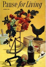 Coca Cola Pause for Living Magazine Autumn 1959 Hospitality Keynote: Fun - £5.32 GBP