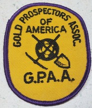 Vintage 70&#39;s G.P.A.A. Gold Prospectors Assoc. Of America Patch - £8.50 GBP