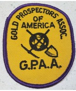 VINTAGE 70&#39;s G.P.A.A. GOLD PROSPECTORS ASSOC. OF AMERICA PATCH - $10.64