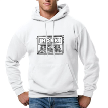 Honk If You&#39;ve Never Seen A Gun Fired From A Motorcycle Men&#39;s White Hoodie - £24.83 GBP