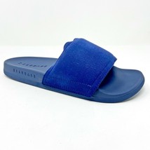 STNDRD Standard Los Angeles Monaco Suede Navy Blue Mens Slide Sandals - £13.33 GBP