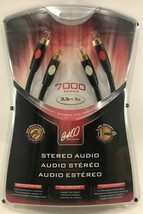 Bell&#39;O - ST7301 - Stereo RCA Cable with 24K Gold Plated Connector - 3.3ft. - Bk - £15.60 GBP
