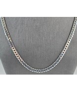 Mens Sterling Silver Chain Link Necklace 20.2g E3193 - €129,04 EUR