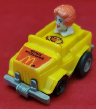 Vintage 1985 McDonalds Friction Car Pull Back And Go Happy Meal Ronald McDonald - £4.59 GBP