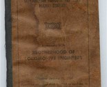 Frisco Agreement With Brotherhood of Locomotive Engineers Rev 1950 Railr... - $15.84