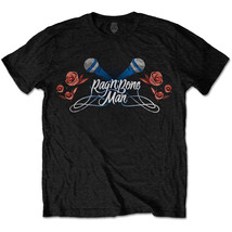 Rag&#39;N&#39;Bone Man Mics &amp; Roses Official Tee T-Shirt Mens Unisex - £23.84 GBP