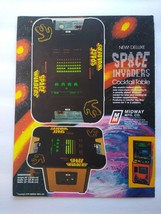 Space Invaders Deluxe Magazine Trade AD Retro Gaming Vintage 1980 Artwork - $13.77