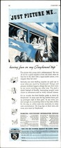 1938 Greyhound Bus Lines just picture me indian Print Ad nostalgic b9 - £19.27 GBP