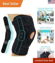 Adjustable Hinged Knee Brace with Removable Supports - Lightweight &amp; Bre... - $45.00