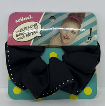 scunci Fabric Scrunchie - 1 Piece (Black Polka Dot) - $2.97