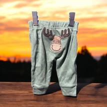 NEW Koala Baby Holiday Reindeer Pants in Gray 3-6 months - £4.46 GBP