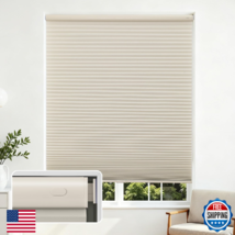Joydeco No Tools No Drill Cordless Cellular Shades, Light Filtering Hone... - $67.22