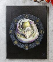Anne Stokes Ostara Drake Sabbats Wheel of The Year Dragon Canvas Wall Decor - $14.99