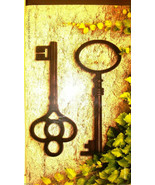 Plaque Vintage Decor Keys TWO PACK   Inside Or Outside - $1,094.42 MXN+