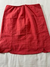 Nic + Zoe Women's Peach Rear Zipper Pull-On Skirt Size 12 Measured Waist 31" image 8