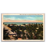Dunes At Chicago Indiana Border Indiana IN Linen Postcard T23 - $71.72 MXN