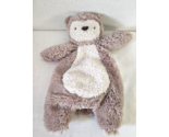 Elegant Baby Olivia Snuggler Owl Plush Flat Stuffed Animal Bird Grey Whi... - $44.43