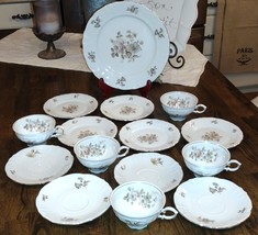 Wiuterling Empress Maria Theresia China Set 15pc Bavaria Germany Floral ... - £55.07 GBP