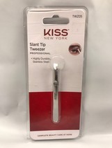 KISS  # TWZ05 SLANT TIP TWEEZER  LSTAINLESS STEEL 3&quot; LONG - $3.39