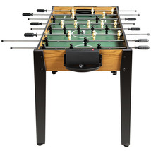48" Competition Sized Wooden Soccer Foosball Table Adults & Kids Home Outdoor - £138.99 GBP