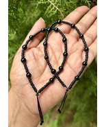 2 Pc Evil Eye Protection Anklet Nazariya  for Women Girls, Adjustable Black Bead - €25,31 EUR
