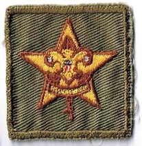 Boy Scouts Of America Patch Star Rank 1940s - $13.73