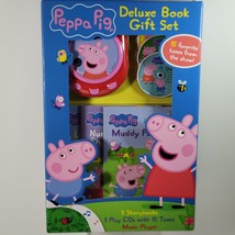Peppa Pig Deluxe Book Gift Set with Music Player by Hasbro 15 Songs from... - $23.16