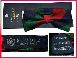 Studio Classic Bow Tie 100% Silk Up To -80% SC02 T0P - £6.12 GBP