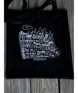 SAN FRANCISCO Black Canvas Souvenir Tote Bag by Design Like Whoa ~ SHIPS... - £11.78 GBP
