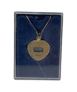 Vintage Jacques Carpentier Digital Heart Watch Necklace In Original Sale... - £30.95 GBP