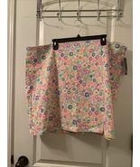 Wild Fable Women&#39;s Notch Front Floral Print Jean Mini Skirt Size 24 Mult... - $679.64 MXN