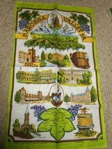 BAROSSA VALLEY SOUTH AUSTRALIA TEA TOWEL /TEA TOWEL UNUSED CRISP &amp; CLEAN - £9.82 GBP