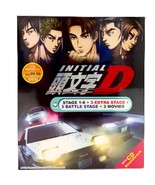 DVD Anime Initial D Complete Set Stage 1-6 +3 Extra Stage +3 Battle + 3 ... - $53.50