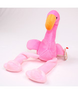 Rare Ty Beanie Babies Pinky The Flamingo Plush Toy Retired Stuffed Anima... - $8.79