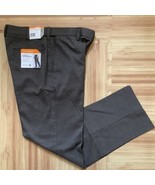 Savane Mens Pants Slacks 32x30 Gray Chinchilla Comfort Waist Stretch No ... - $40.59 CAD