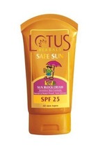 Lotus Herbals Safe Sun Kids Sun Block Cream SPF 25, 50 gm (Free shipping... - $18.80