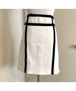 New! Cache Ivary Off White Black Career Skirt  Size 12 - £36.09 GBP