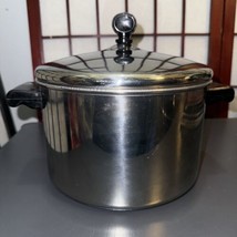 Farberware 2qt Aluminum Clad Stainless Steel Sauce Pan Pot w/ Lid USA - £22.89 GBP