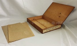 Antique Stephen F Whitman Cosmos Gum Drops Wood Candy Box Phila Pa 14.5&quot;x9.5&quot; - £52.98 GBP