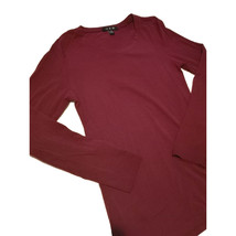 U2B Long Sleeves Cotton Shirt burgundy L/G  - $10.00