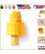 Compact and Flexible Stainless Steel Corn Stripper for Hassle-Free Cooking - $14.84