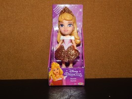 New! Disney Princess Mini Aurora (Sleeping Beauty) Doll Free Shipping Gl... - $13.85