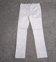 WHBM Pants Jeans Womens 2 White Paisley Patterned Slim Ankle Upscale Des... - £12.78 GBP