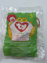McDonald&#39;s 1993 Tag Ty Teenie Beanie Baby Twigs The Giraffe 1998  #3 Error - £3.51 GBP