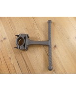 CAST IRON STOOL FOOT REST ATTACHABLE CLAMP ON RUSTIC STEAMPUNK WELDING ART - €28,24 EUR