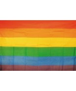 RAINBOW 3 X 5 FLAG banner decorate novelty display - $6.47 CAD
