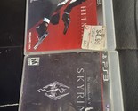 LOT OF 2: Hitman: Absolution [ NO MANUAL] + SKYRIM [COMPLETE] (PS3) NICE - $6.92