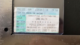 VAN HALEN / OUR LADY PEACE JUL 21 1996 BONNER SPRINGS KANSAS CONCERT TIC... - $15.00
