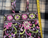 Vera Bradley  retired Purple Punch Pattern Shoulder Bag Tote with Toggle... - $21.78